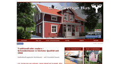 Desktop Screenshot of gk-sverigehus.com