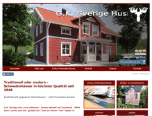 Tablet Screenshot of gk-sverigehus.com